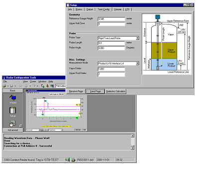 hart radar configuration tools 275 375 waveform plot