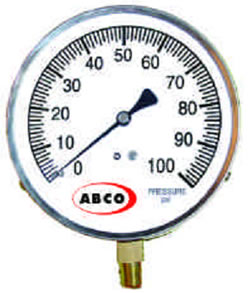contractor dial gauges liquid gas water oil steam